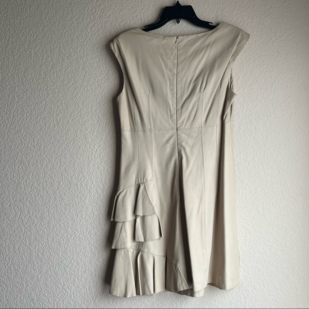 Nanette Lepore Dress size 8 all leather - Picture 5 of 8